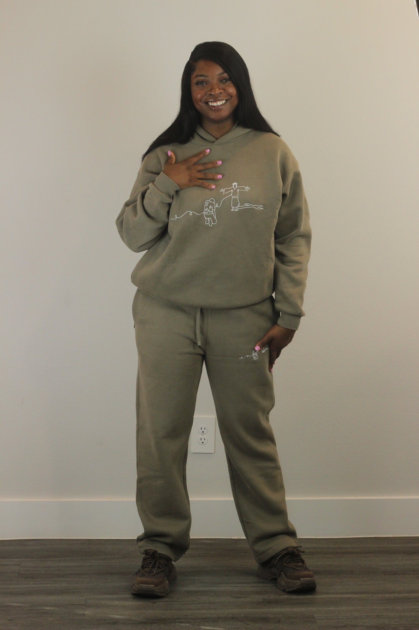 Chapter 1: Repentance Straight Legged Pants - Olive Brown