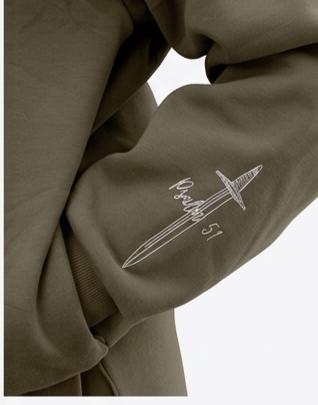 Chapter 1: Repentance Hoodie - Olive Brown