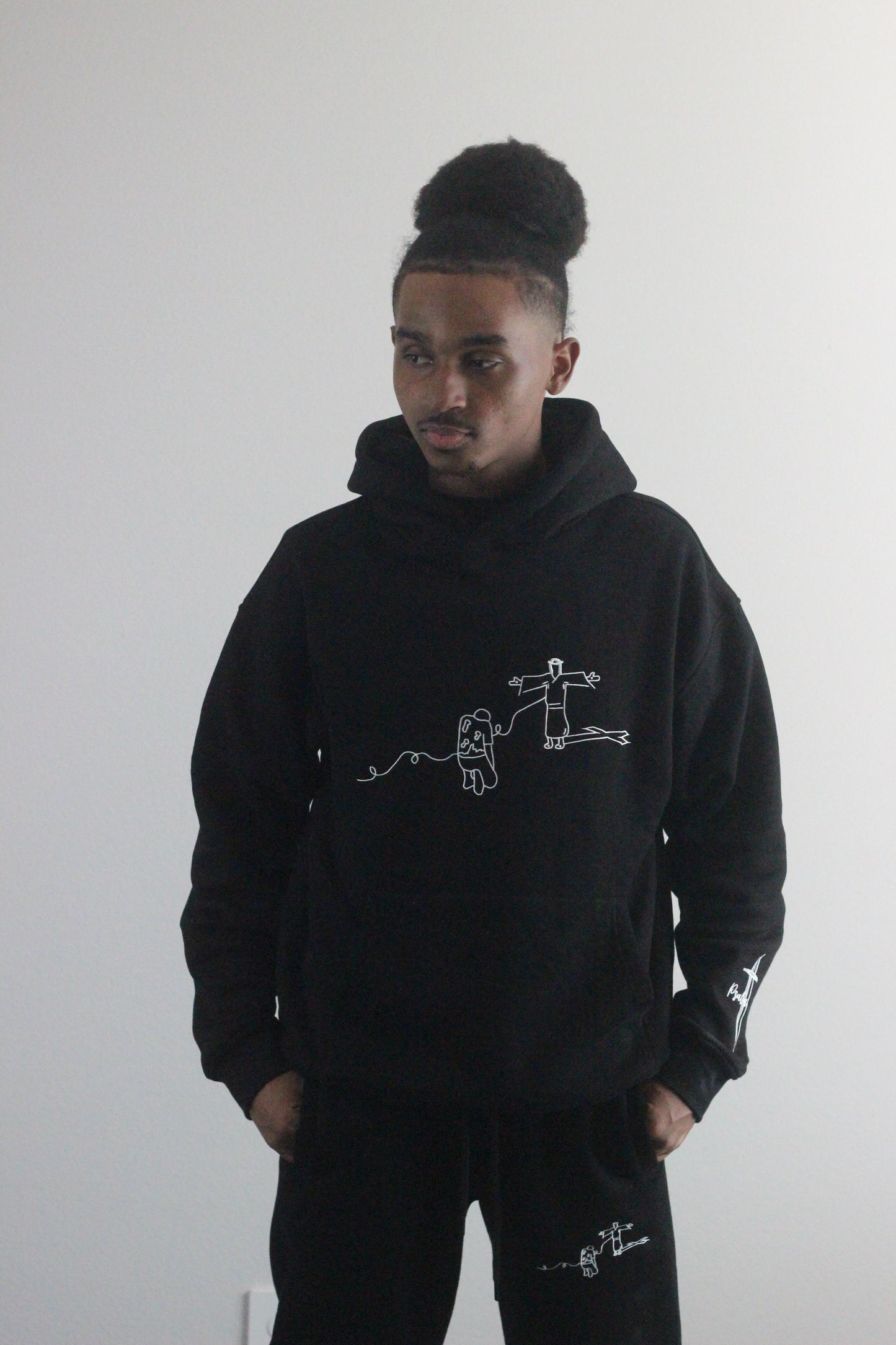 Black Psalms 51 Hoodie Set