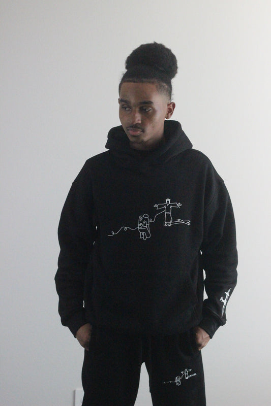 Black Psalms 51 Hoodie Set