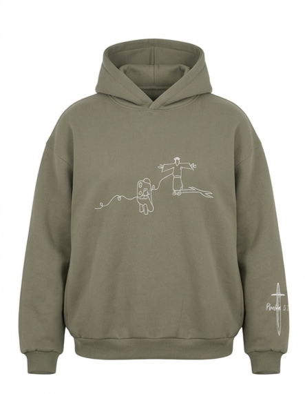 Chapter 1: Repentance Hoodie - Olive Brown